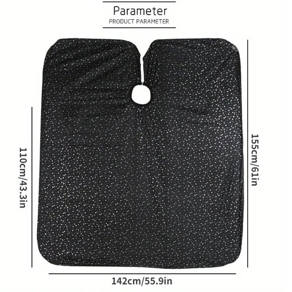 3 X Salon cape Barber’s cape hairstyling cape unisex - Picture 6 of 8